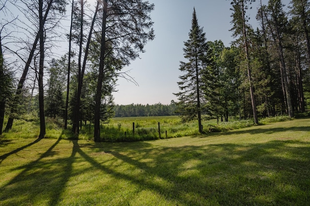 5607 Skogvei Rd, Duluth, MN 55803 - view of green lawn featuring a wooded view