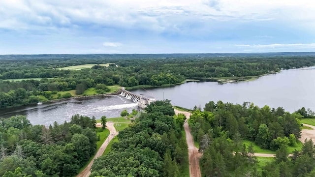 13425 Pillager Dam Rd SW, Sylvan Twp, MN 56473 - aerial view of property and surrounding area with a nearby body of water