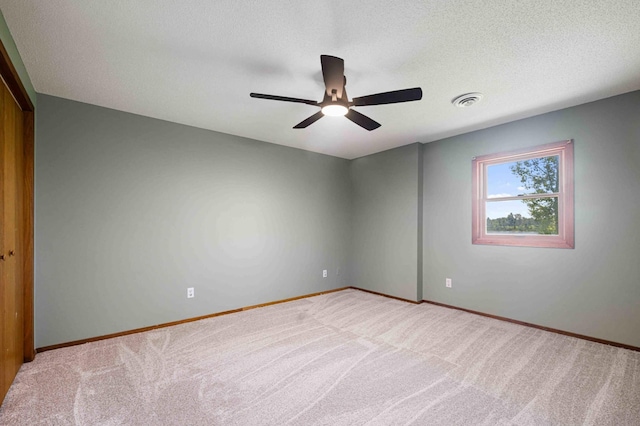 51800 500th St, Menahga, MN 56464 - carpeted spare room featuring ceiling fan and a textured ceiling