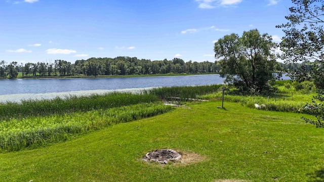 51800 500th St, Menahga, MN 56464 - water view featuring a heavily wooded area