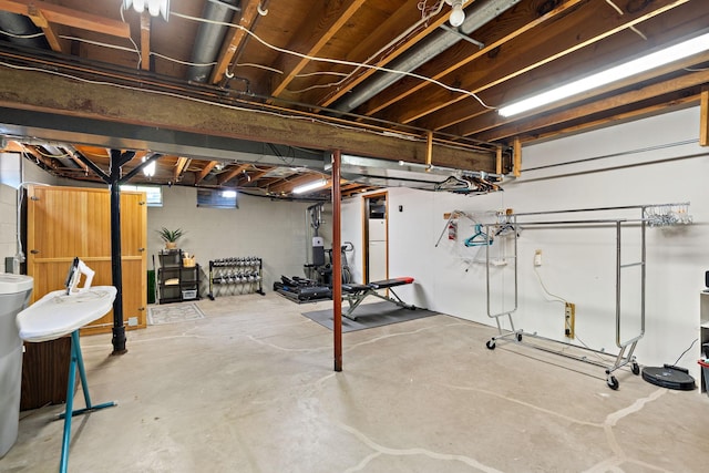 10315 Boundary Creek Ter, Maple Grove, MN 55369 - unfinished basement with a water softener system