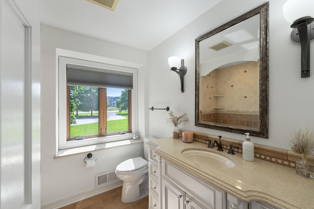 8045 County Road 116, Corcoran, MN 55340 - full bathroom featuring vanity, tile patterned flooring, and a shower