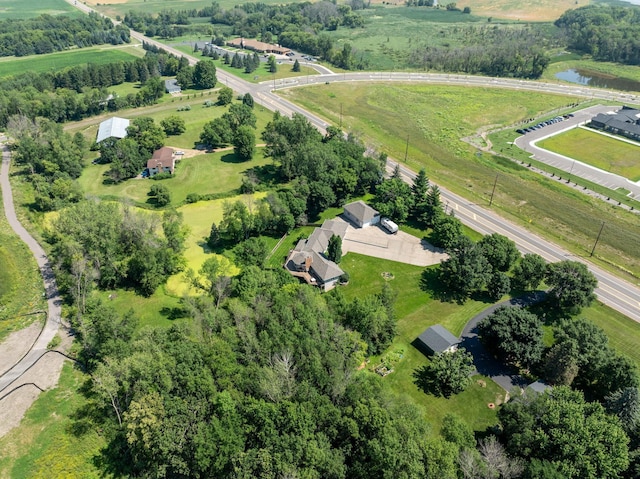 8045 County Road 116, Corcoran, MN 55340 - aerial overview of property's location featuring rural landscape and a large body of water