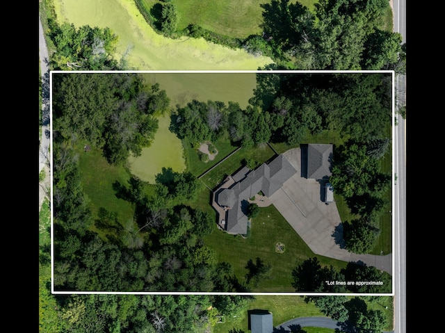 8045 County Road 116, Corcoran, MN 55340 - aerial view of property and surrounding area featuring property boundaries highlighted