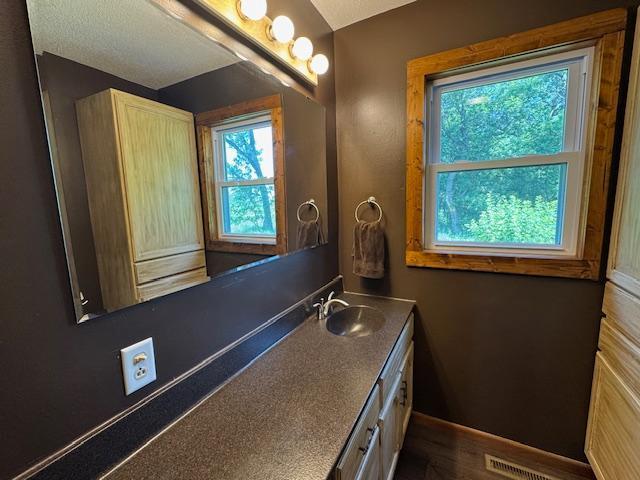 31845 615th Ave, Compton Twp, MN 56482 - bathroom with vanity and baseboards
