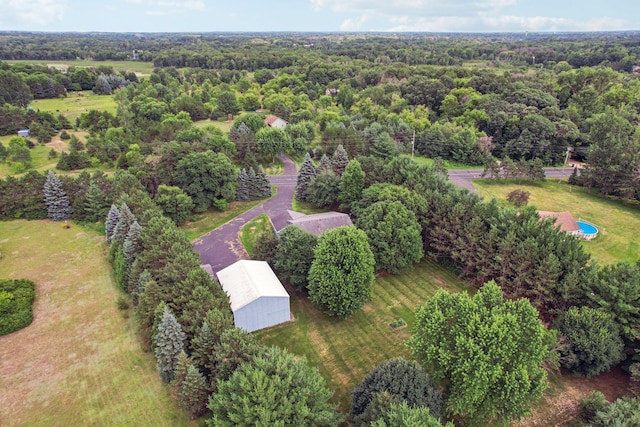 24864 Kettle River Blvd, Wyoming, MN 55025 - bird's eye view of a heavily wooded area