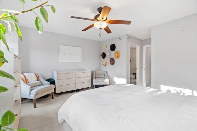 660 2nd St Unit 104, Minneapolis, MN 55401 - bedroom with light colored carpet and ceiling fan