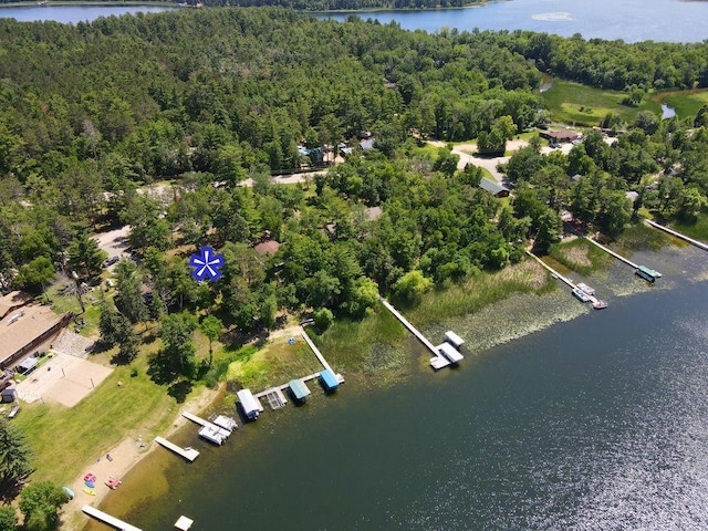 26315 Icon Dr Unit 103, Park Rapids, MN 56470 - aerial view of property and surrounding area featuring a large body of water and a forest