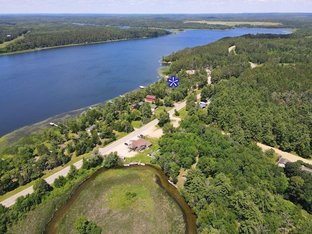 26315 Icon Dr Unit 103, Park Rapids, MN 56470 - aerial overview of property's location featuring a forest and a nearby body of water
