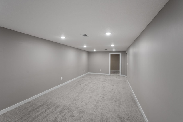 11632 Utah Ave N, Champlin, MN 55316 - unfurnished room featuring recessed lighting and light carpet