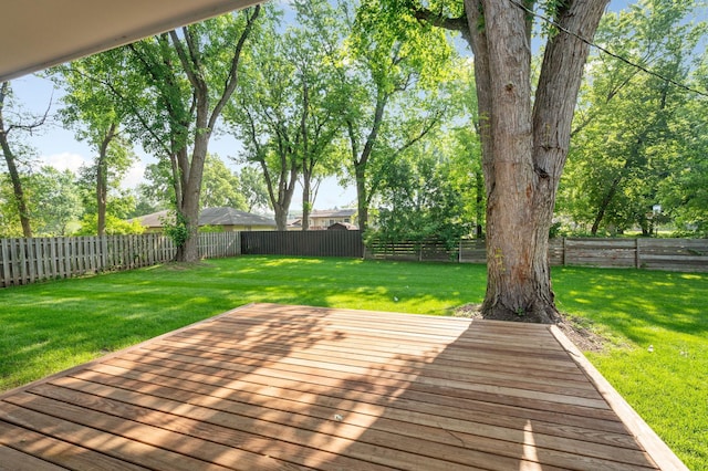 11632 Utah Ave N, Champlin, MN 55316 - deck featuring a fenced backyard