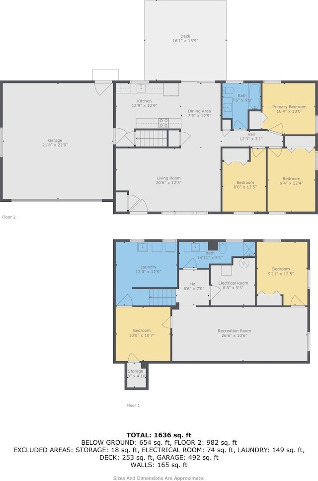 11632 Utah Ave N, Champlin, MN 55316 - view of floor plan / room layout
