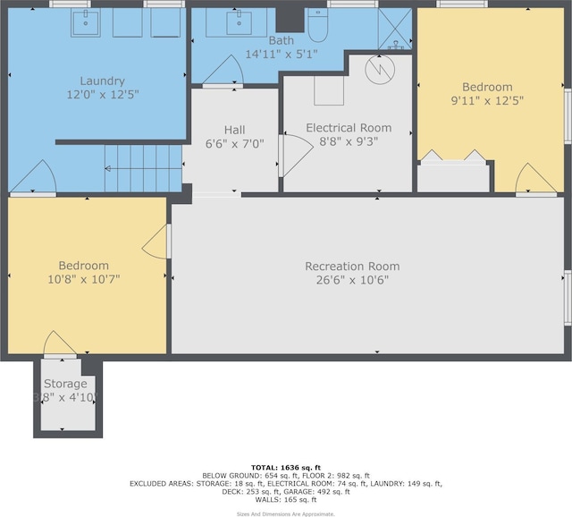 11632 Utah Ave N, Champlin, MN 55316 - view of floor plan / room layout