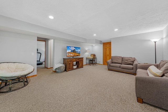 14349 Natchez Ave, Savage, MN 55378 - carpeted living room with baseboards and recessed lighting
