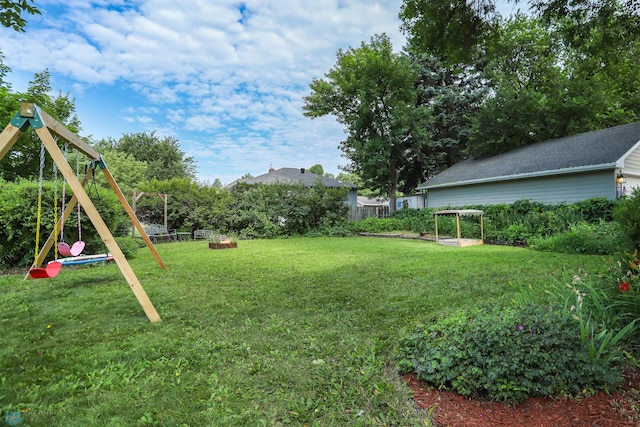 921 16th St S, Fargo, ND 58103 - view of yard featuring a playground