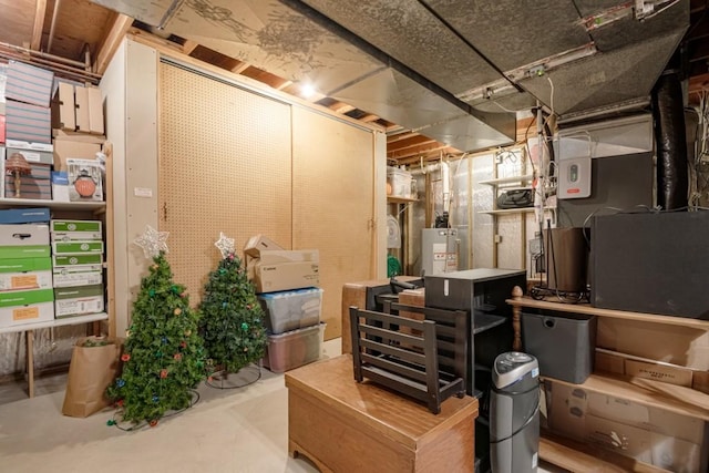 251 Revere Ln N, Champlin, MN 55316 - unfinished basement with water heater