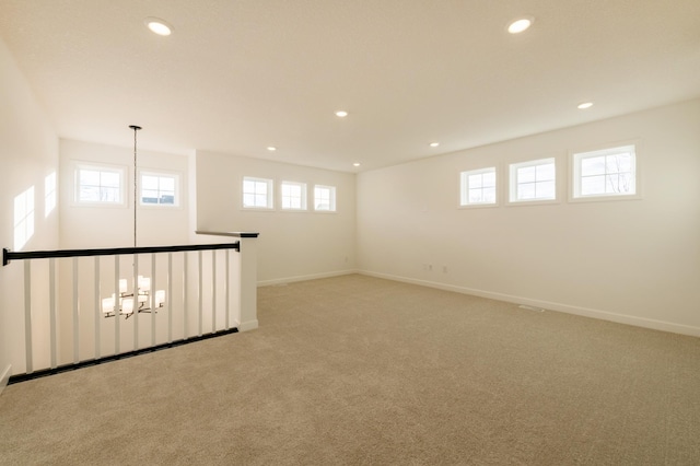 15690 112th Ave N, Dayton, MN 55369 - unfurnished room with healthy amount of natural light, recessed lighting, and light carpet