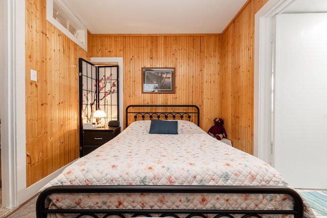 600 1st Ave, Osakis, MN 56360 - bedroom featuring wood walls