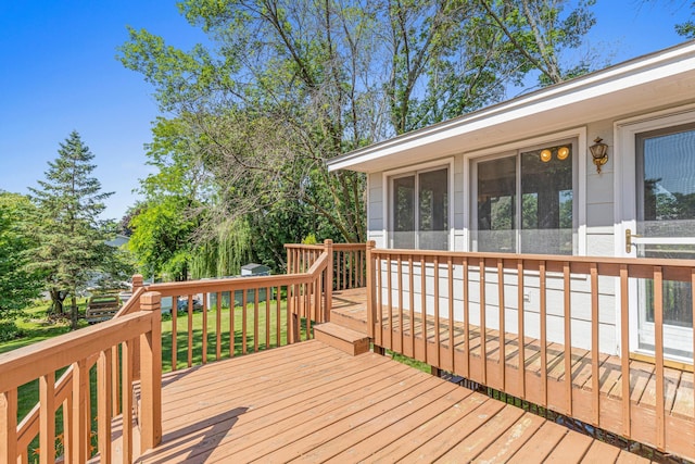 16951 88th Ave N, Maple Grove, MN 55311 - deck with a sunroom
