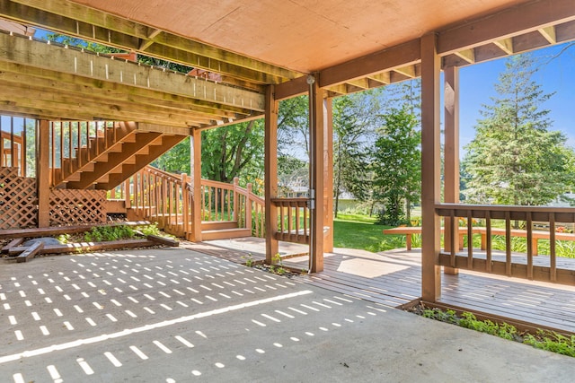 16951 88th Ave N, Maple Grove, MN 55311 - view of patio / terrace with stairs and a deck
