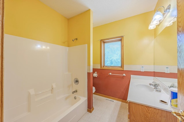 23865 County Rd, Loretto, MN 55357 - bathroom with vanity, tub / shower combination, and tile patterned floors
