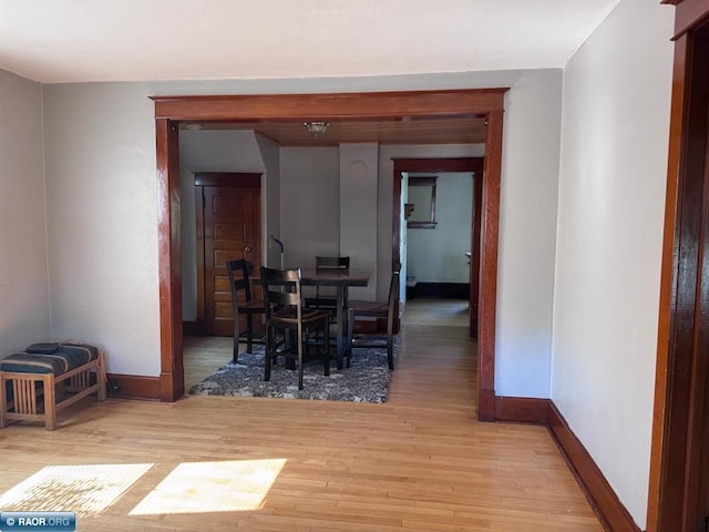1027 Chapman St, Ely, MN 55731 - dining room with baseboards and light wood-type flooring