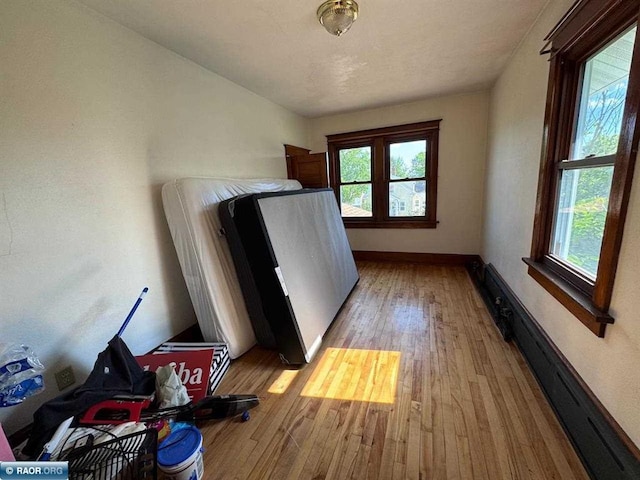 1027 Chapman St, Ely, MN 55731 - unfurnished room with healthy amount of natural light, light wood-style floors, and baseboard heating