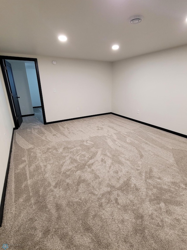 327 Mickey Mouse Ave, Horace, ND 58047 - carpeted empty room featuring baseboards and recessed lighting