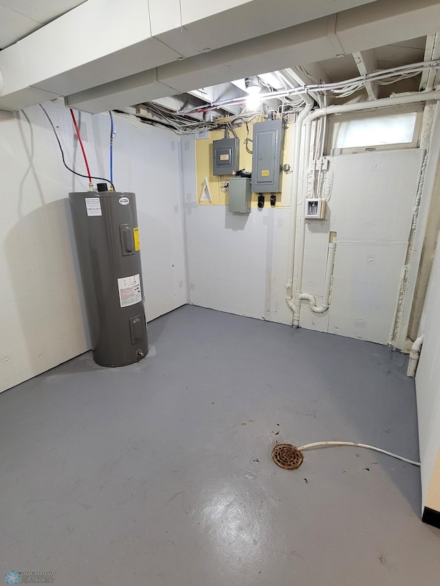 327 Mickey Mouse Ave, Horace, ND 58047 - unfinished basement featuring water heater and electric panel