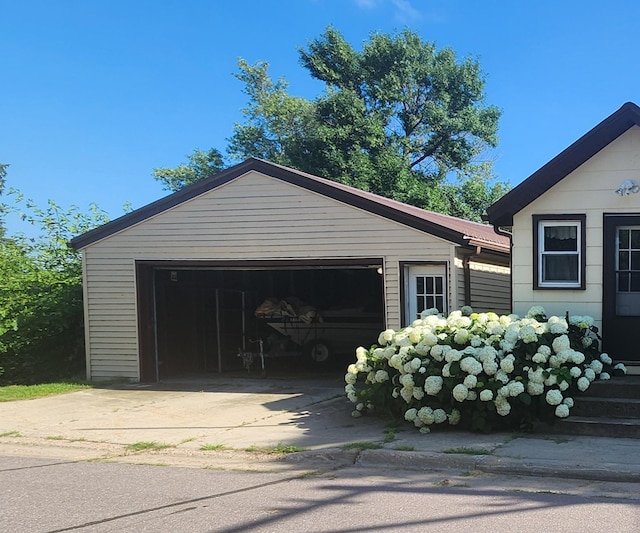 211 2nd St, Hatfield, MN 56164 - garage with concrete driveway