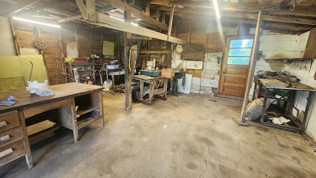 211 2nd St, Hatfield, MN 56164 - below grade area with a workshop area