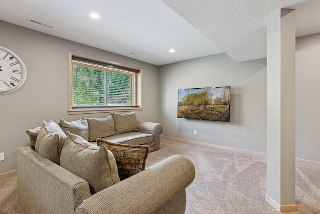 13836 Clare Downs Way, Rosemount, MN 55068 - living area featuring carpet flooring and recessed lighting