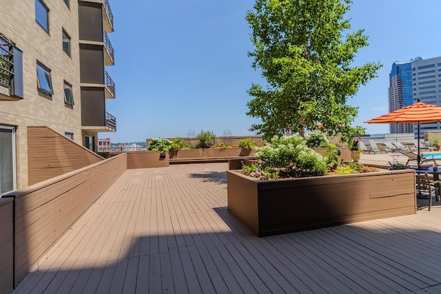 66 9th St E Unit 2315, Saint Paul, MN 55101 - view of wooden deck