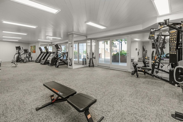 66 9th St E Unit 2315, Saint Paul, MN 55101 - gym with carpet flooring