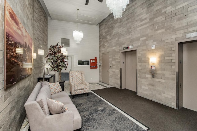 66 9th St E Unit 2315, Saint Paul, MN 55101 - common area featuring a high ceiling
