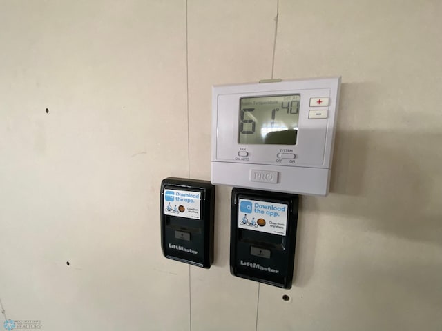 view of room details