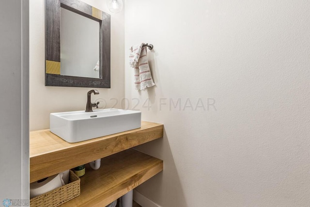 bathroom with a sink