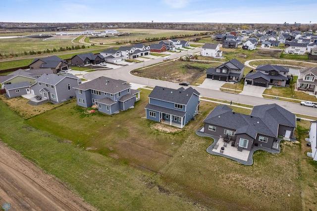 drone / aerial view featuring a residential view