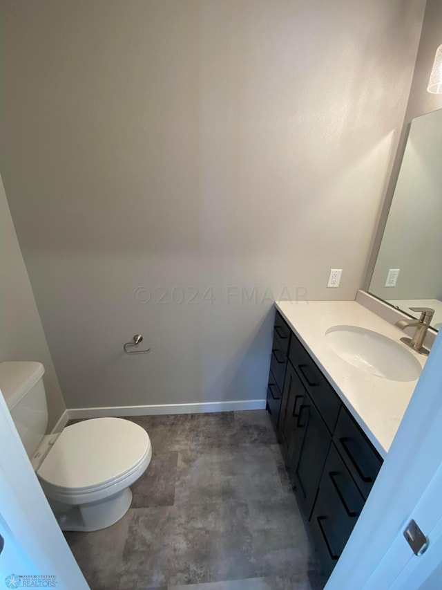 1316 Southview Dr SW, Glyndon, MN 56547 - bathroom featuring vanity and toilet