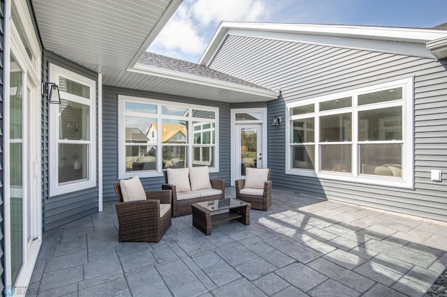 view of patio / terrace with outdoor lounge area