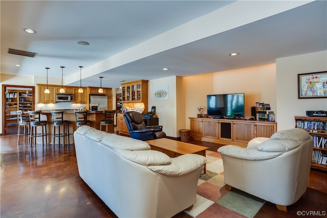 view of living room