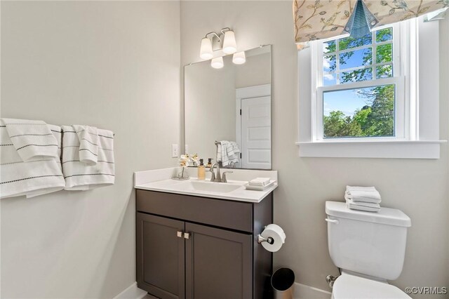 TBD Grass Creek Trail, Little Plymouth, VA 23091 - half bathroom with toilet, vanity, and baseboards