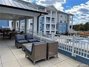 view of patio / terrace featuring an outdoor hangout area