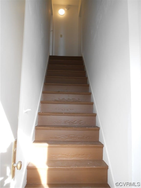 view of stairs