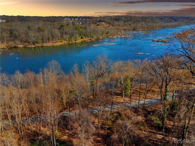 property view of water