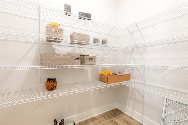 view of pantry
