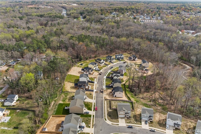 view of aerial view