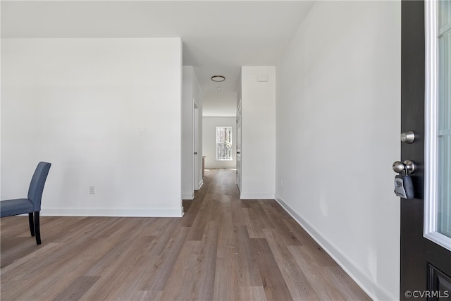 interior space featuring hardwood / wood-style flooring