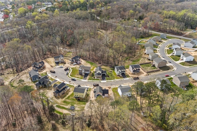 view of birds eye view of property