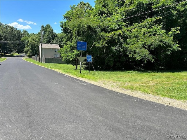 view of road